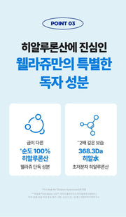 WELLAGE Real Hyaluronic Peeling 100 Solution hyaluronic ingredient technology official Korean information