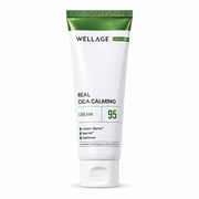 WELLAGE Real Cica Calming 95 Cream 50mL on white background