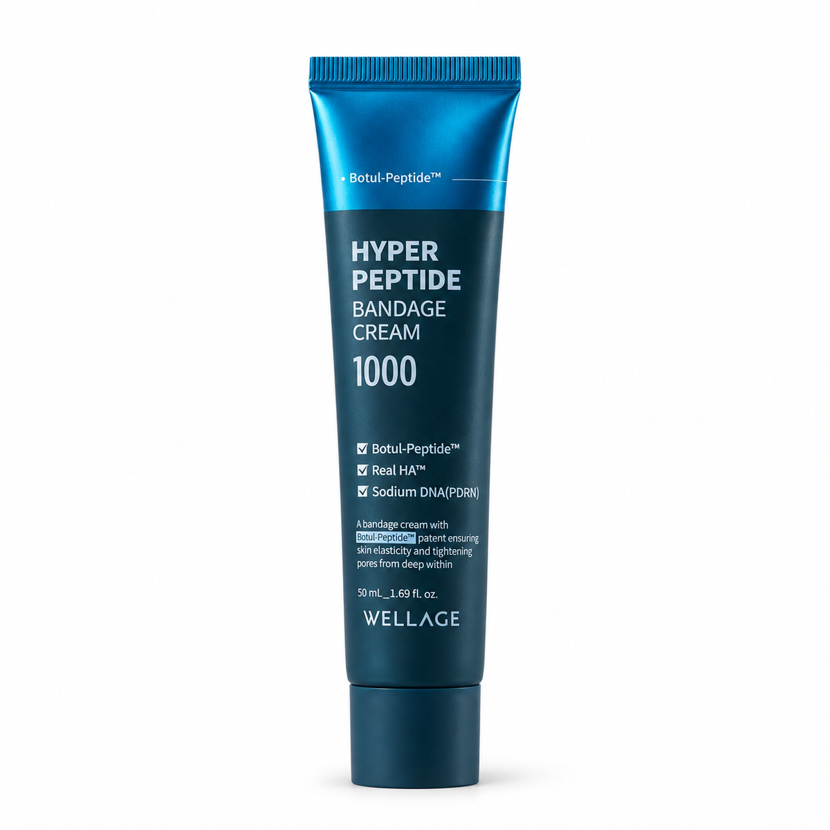 WELLAGE Hyper Peptide Bandage 1000 Cream 50mL on white background