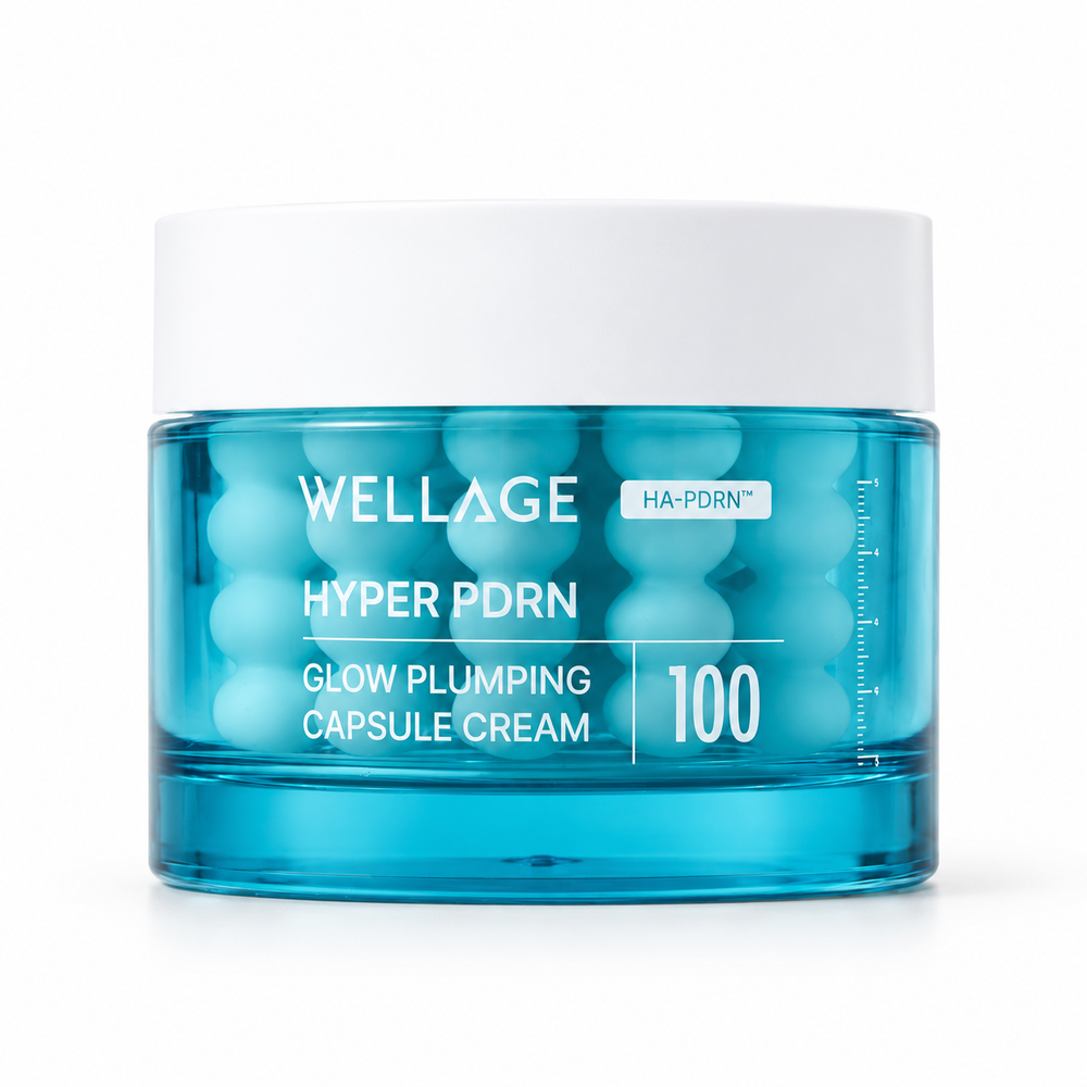 WELLAGE Hyper PDRN Glow Plumping Capsule 100 Cream 50mL on white background