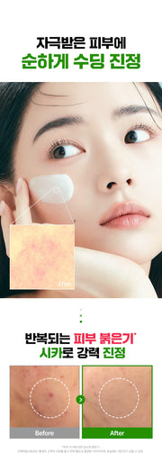 WELLAGE Real Cica Calming 95 Cream soothing demonstration official Korean information