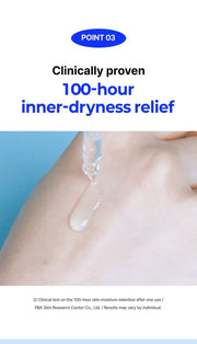 WELLAGE Real Hyaluronic Blue 100 Ampoule 60 mL: 100-hour moisture retention test qualifier