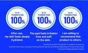 WELLAGE Real Hyaluronic Blue Toner Pad 100: Consumer hydration and softness survey