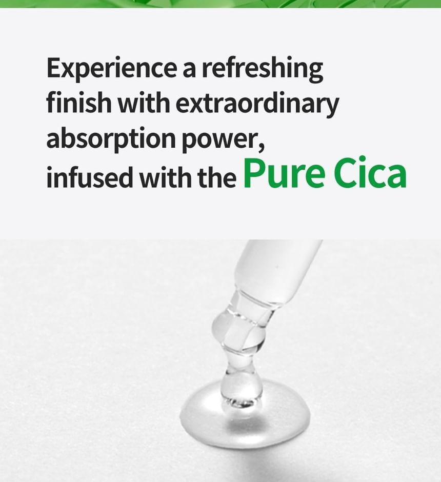 WELLAGE Real Cica Calming 95 Trouble Ampoule: Fresh serum texture